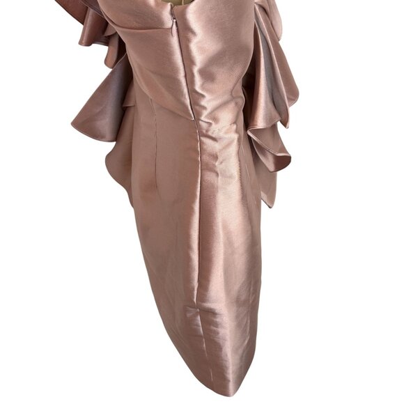 Solace London The Rio One Shoulder Mini Dress in Pink NWT - Size 4 - Picture 8 of 11